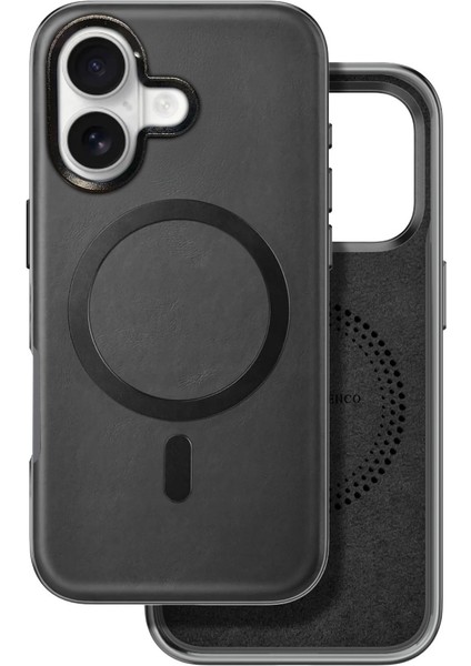 Venco Iphone 16 Puskas Magsafe Kapak - Siyah