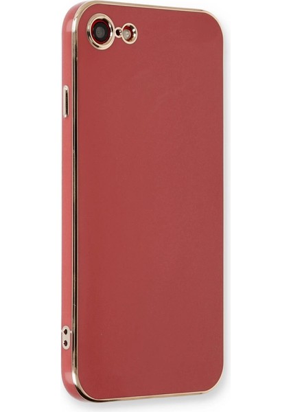 Iphone 7 Kılıf Volet Silikon - Kırmızı