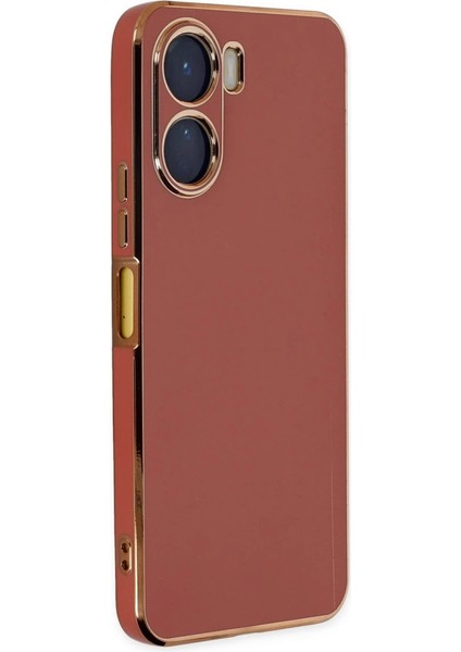 Vivo Y16 Kılıf Volet Silikon - Kırmızı