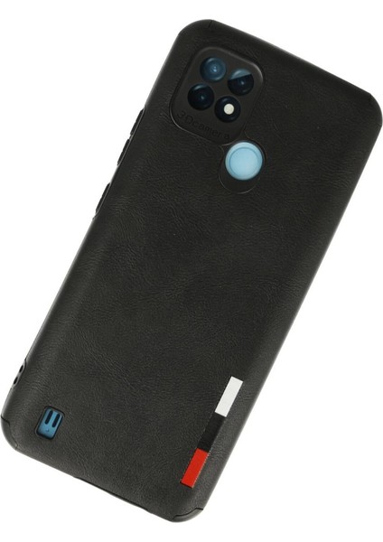 Realme C21 Kılıf Loop Deri Silikon - Siyah fiyatları