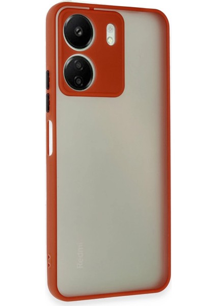 Xiaomi Redmi 13C Kılıf Montreal Silikon Kapak - Kırmızı fiyatları
