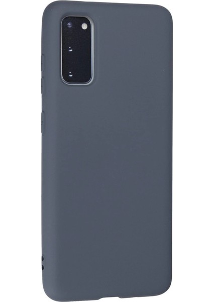 Samsung Galaxy S20 Kılıf Nano Içi Kadife Silikon - Gri modelleri