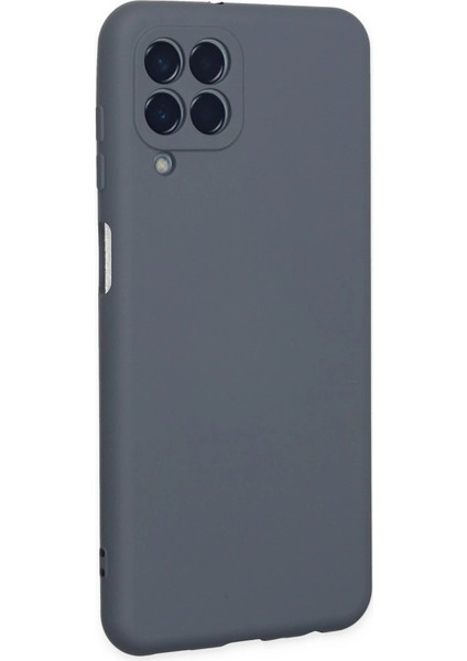 Samsung Galaxy M33 Kılıf Nano Içi Kadife Silikon - Gri modelleri