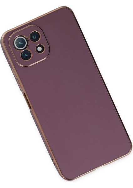 Xiaomi Mi 11 Lite Kılıf Volet Silikon - Mor modelleri