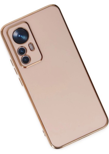 Xiaomi Mi 12T Pro Kılıf Volet Silikon - Pembe modelleri