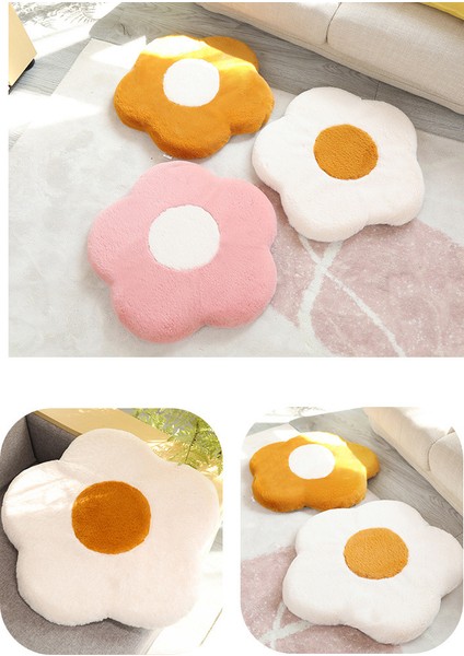 Çıkarılabilir ve Yıkanabilir Çiçek Tasarımlı Taklit Tavşan Kürkü Sonbahar-Kış Isıtıcı Hafızalı Köpük Yastık (Yurt Dışından) fırsatları