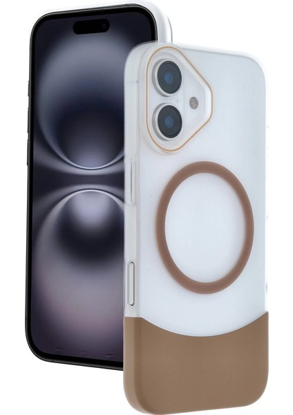 Joko Apple Iphone 16 Velar Magsafe Kapak - Çöl Titanyum