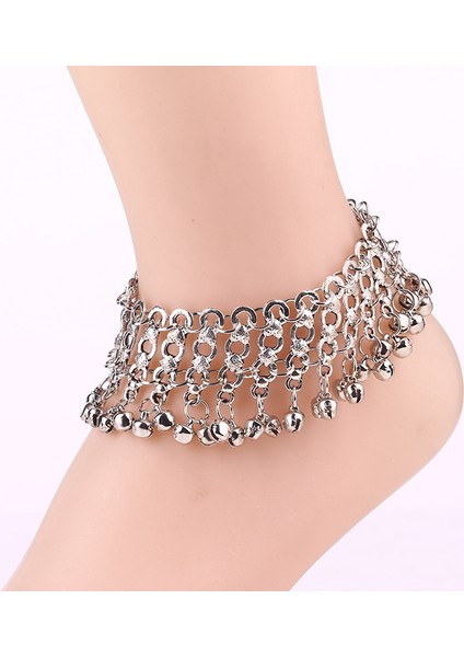 Küçük Zil Püsküllü Kadın Plaj Bilekliği (Yurt Dışından)