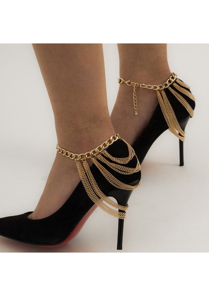 Çok Katmanlı Püskül Hip-Hop Bileklik Kadın (Yurt Dışından)