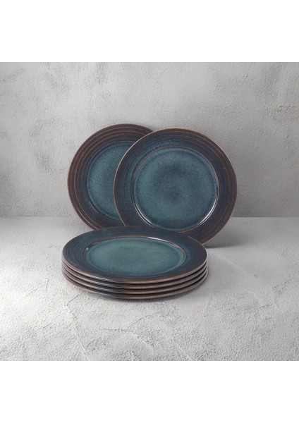 Valeron 6 Adet 20 cm Pasta Tabağı Reaktif Oasis Vr 1131