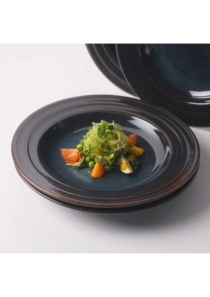 Valeron 6 Adet 22 cm Çukur Yemek Tabağı Reaktif Oasis 1131 fiyatları