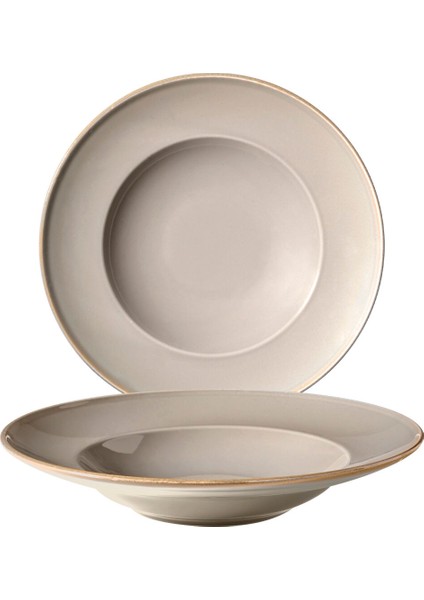 Reno 2 Adet 26 cm Çukur Tabak Agate 969