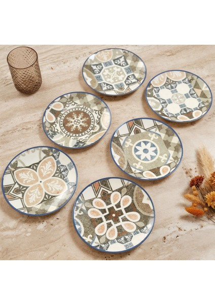 Camelia Harmony Coffee 6 Parça 20 cm Pasta Takımı 4287 fırsatları