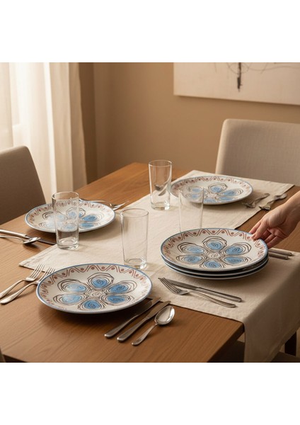 Camelia 6 Parça 20 cm Pasta Takımı 21391