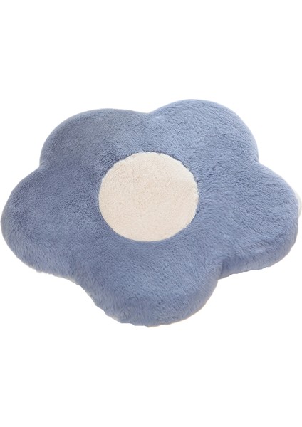 Çıkarılabilir ve Yıkanabilir Çiçek Tasarımlı Taklit Tavşan Kürkü Sonbahar-Kış Isıtıcı Hafızalı Köpük Yastık (Yurt Dışından)