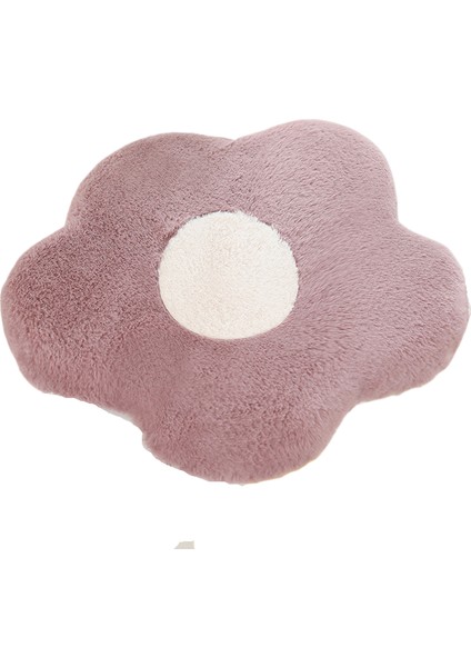 Çıkarılabilir ve Yıkanabilir Çiçek Tasarımlı Taklit Tavşan Kürkü Sonbahar-Kış Isıtıcı Hafızalı Köpük Yastık (Yurt Dışından)