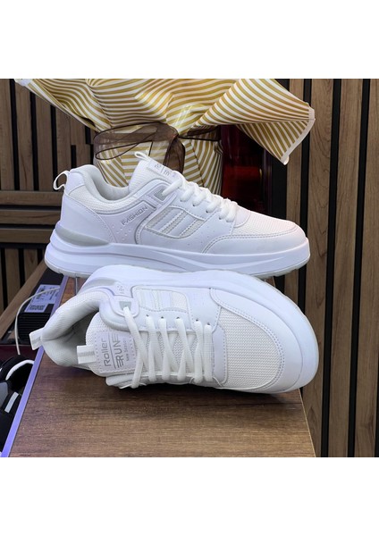 Erkek Anorak Fuspetli Spor Ayakkabı - Beyaz
