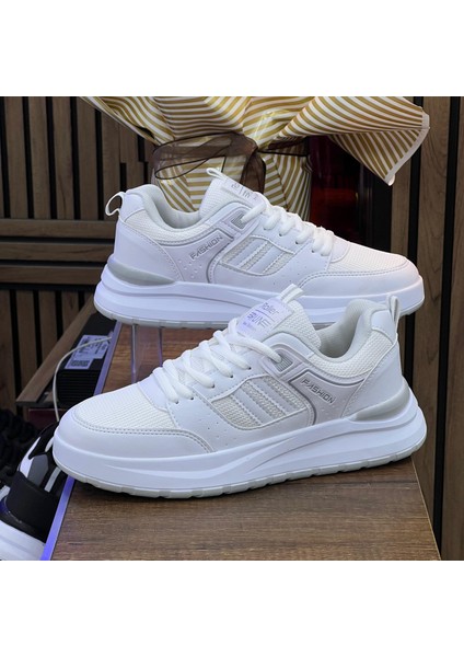 Erkek Anorak Fuspetli Spor Ayakkabı - Beyaz fiyatları