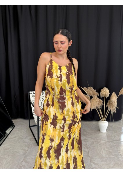 Sırtı Çapraz Detaylı Batik Elbise fırsatları