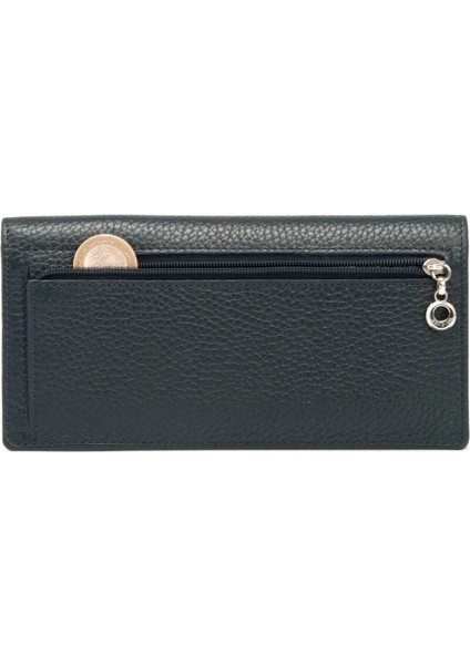 Lacivert Hakiki Deri Kadın Cüzdan - S1CB00005685-A38