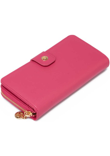 Fuşya Hakiki Deri Kadın Cüzdan - S1CB00005789-J7E