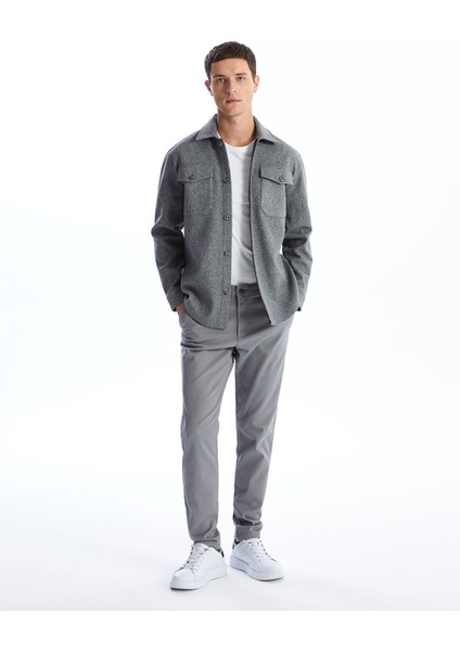 Yeni Sezon Regular Fit Uzun Kollu Kaşe Erkek Gömlek Ceket fiyatları