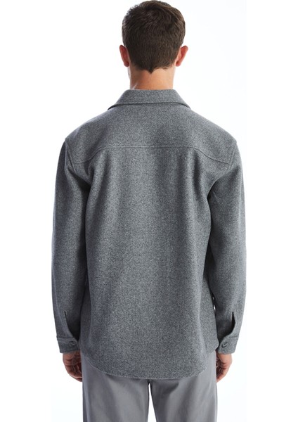 Yeni Sezon Regular Fit Uzun Kollu Kaşe Erkek Gömlek Ceket indirimleri