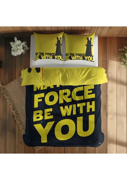 May The Force Be With You - Star Wars Çift Taraflı Nevresim Takımı - 200 cm x 220 cm fiyatları