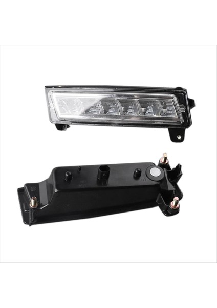Araba Ön LED Sis Lambası Gündüz Çalışan Işık A1649060151 A1649060251 Mercedes-Benz ml Gl Glk W164 X164 X204 (Yurt Dışından)