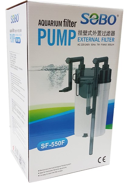 Askı Dış Filtre SF-550F 7W 500 Lt/saat fırsatları