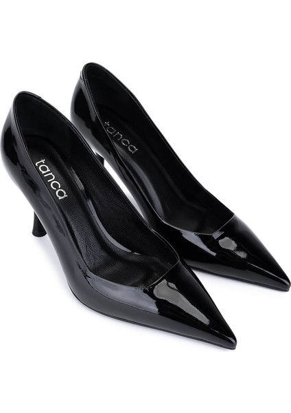 Kadın Siyah Rugan Topuklu Ayakkabı 1160 3400 Bn Ayk SK25-26 Sıyah Rgn fiyatları