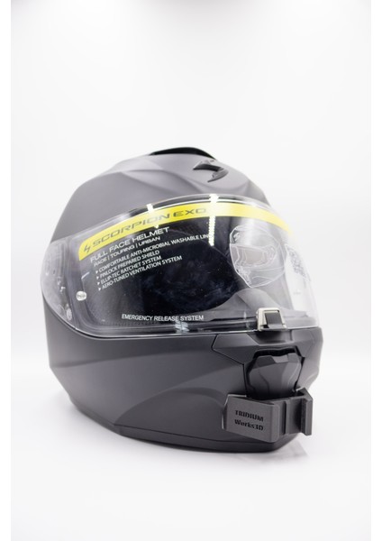 Scorpion Exo 391 Kask Için ( Kask Hariç ) Aksiyon Kamerası Kask Çene Bağlantı Aparatı Chin Mount fiyatları