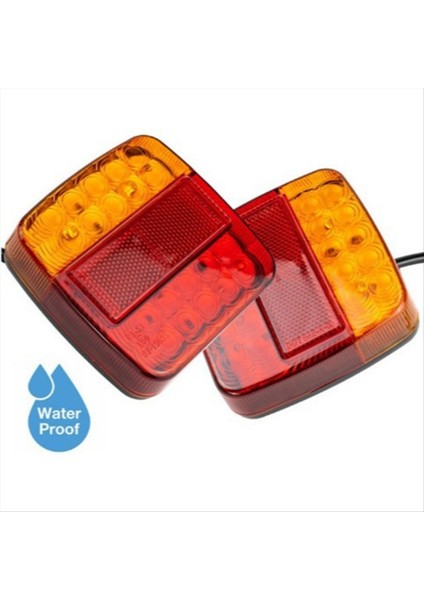 2pcs 12V 26LED Kamyon Arka Kuyruk Işığı LED Dönüş Sinyal Işığı Göstergesi Işık Su Geçirmez Fren Işığı Araba Atv Rv Römork (Yurt Dışından) modelleri
