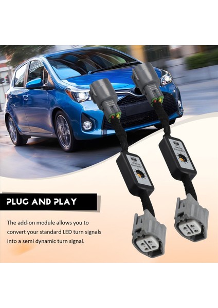 2x Dinamik Dönüş Sinyali Göstergesi LED Arka Lamba Modülü Toyota Yaris 2022 (Yurt Dışından) indirimleri