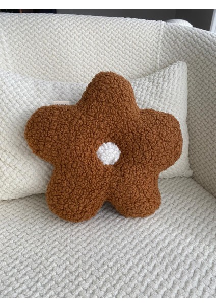 Teddy Papatya Yastık Kahverengi Küçük