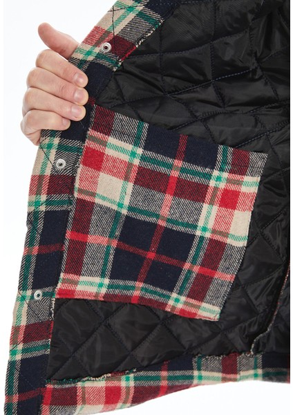 Yeni Sezon Regular Fit Uzun Kollu Ekose Erkek Gömlek Ceket fırsatları