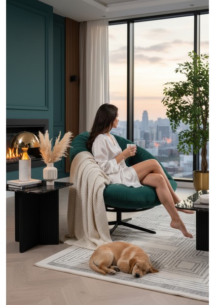 Royal Serisi – Lüks 360 Derece Döner Koltuk | Modern Şıklığın En Prestijli Hali