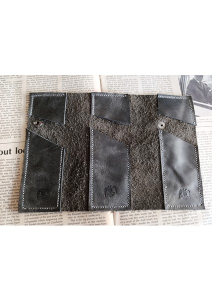 Crazy Gerçek Deri Tamamen El Emeği Özel Kalemleriniz Için Kalemlik Kalemkutu (8*18CM ) NLU62 fırsatları