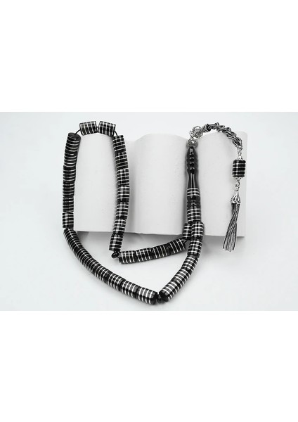 Oltu Taşı Kesme Model Burgu Vida Işlemeli Tespih