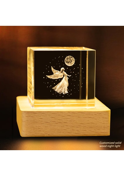 Kristal Bulutlar Küçük Küp Kristal Yaratıcı Masaüstü (Yurt Dışından)