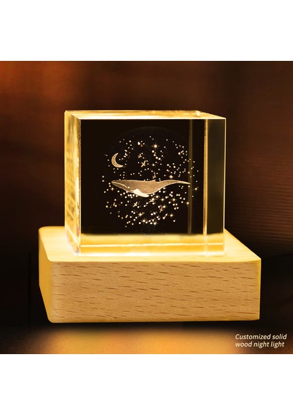 Kristal Bulutlar Küçük Küp Kristal Yaratıcı Masaüstü (Yurt Dışından)