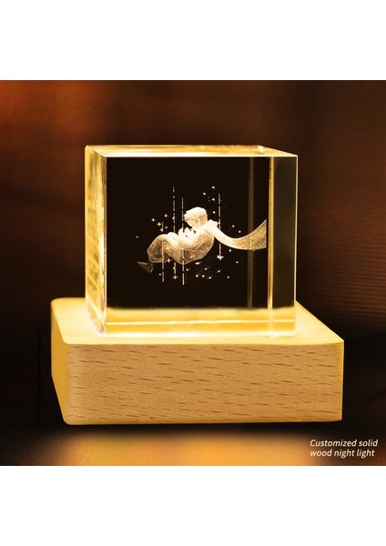 Kristal Bulutlar Küçük Küp Kristal Yaratıcı Masaüstü (Yurt Dışından)