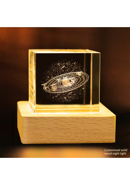 Kristal Bulutlar Küçük Küp Kristal Yaratıcı Masaüstü (Yurt Dışından)