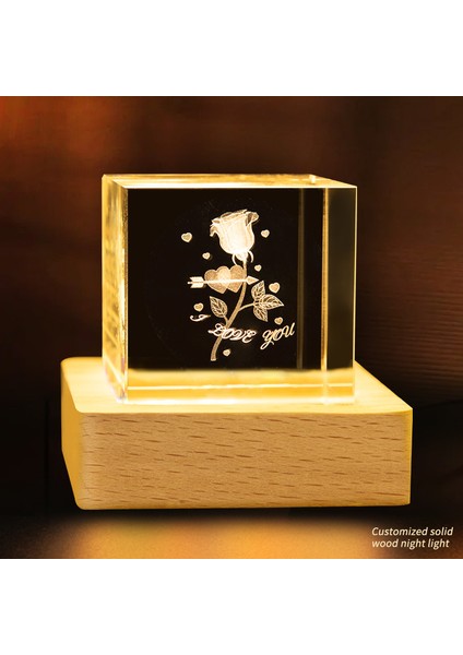 Kristal Bulutlar Küçük Küp Kristal Yaratıcı Masaüstü (Yurt Dışından)