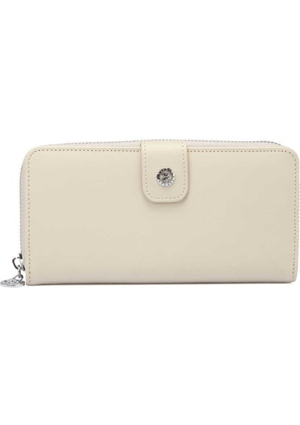 Bej Hakiki Deri Kadın Cüzdan - S1CB00005789-A56