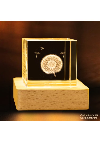 Kristal Bulutlar Küçük Küp Kristal Yaratıcı Masaüstü (Yurt Dışından)