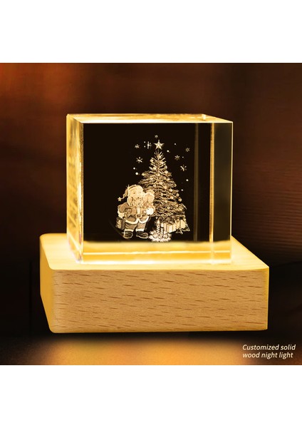 Kristal Bulutlar Küçük Küp Kristal Yaratıcı Masaüstü (Yurt Dışından)