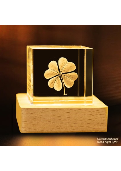 Kristal Bulutlar Küçük Küp Kristal Yaratıcı Masaüstü (Yurt Dışından)