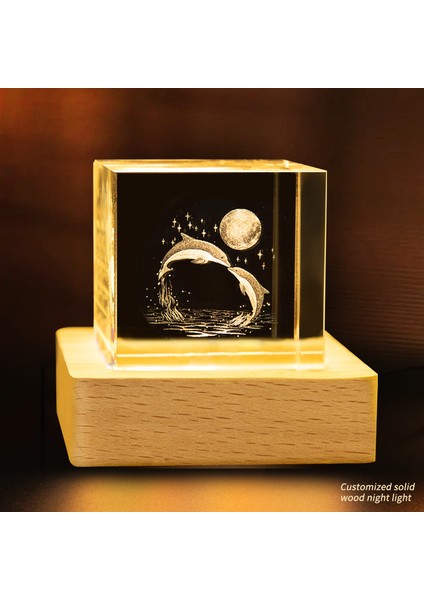 Kristal Bulutlar Küçük Küp Kristal Yaratıcı Masaüstü (Yurt Dışından)