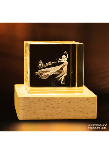 Kristal Bulutlar Küçük Küp Kristal Yaratıcı Masaüstü (Yurt Dışından)